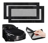 Ktxaby 2 fundas de ventilación para asiento trasero compatibles con Tesla Model 3, cubierta de ventilación para Tesla Model Y, protector de rejillas para asiento trasero, salida de aire acondicionado,