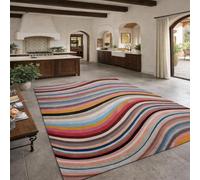 KTYUTJDH Alfombra abstracta moderna, rosa, azul, rojo, amarillo, negro, gris, beige, morado, multicolor, rectangular, 100 x 160 cm, alfombra para entrada, pasillo, sala de estar, sofá, alfombra para