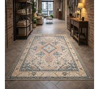 KTYUTJDH Alfombras, Tradicional Azul, Rosa, Beige, Multicolor, Rectangular 130 x 180 cm, Alfombra Salón Mesita Moderna Pelo Corto Lavable, Dormitorio Suave,