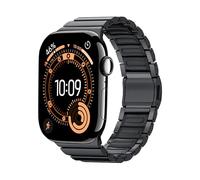 KU XIU Correa de titanio compatible con Apple Watch Ultra 2, 49 mm, 46 mm, 45 mm, 44 mm, 42 mm, correa de repuesto de metal de titanio para iWatch Ultra S10 SE S9 8 7 6 5 4 3 2 1, Fit 5.9"-8.5"(150mm
