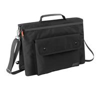 KU XIU Maletín Portátil con 2 Compartimentos para Macbook Pro 16 Pulgadas, Bolso Multifuncional para 2 Portátiles o 1 PC y Accesorios, Bolsa de Transporte para Ordenador Viajes/Trabajo/Oficina, Hombre