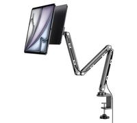 KU XIU Soporte Magnético Carga Inalámbrica para iPad Pro 12.9'', iPad Air 13'' M2/M3, Aluminio iPad Stand para Escritorio, Tableta Plegable Ajustable en 360° para iPad Pro 12.9'' 3rd/4th/5th/6th