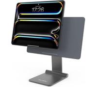 KU XIU X33 Soporte Magnético Plegable para iPad Pro 11" M4 (2024), Soporte Ajustable 360° de Aluminio para Tablet, Soporte Portátil de Escritorio para Dibujo, Trabajo, Estudio y Entretenimiento