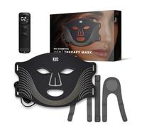 KU2 Máscara de luz roja LED KU-RL12 I 7 modos de luz para el cuidado de la piel, 180 LED, 4 colores de luz, terapia de luz antiedad para el hogar, reducción de arrugas, rejuvenecimiento de la piel y