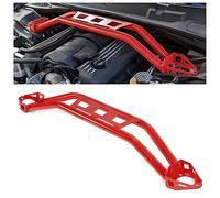 KUAFU Soporte de torre de puntal compatible con Dodge Challenger 2008-2023, diseño de tubo doble, acero rojo con recubrimiento en polvo