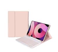 kuaijiexiaopu Detachable Keyboard Leather Protective Case with Pen Slot, Soft Shell Suitable for Samsung Galaxy Tab S8+/S9+/S9FEplus/S10plus 12.4 Inch Universal(Pink+Keyboard)