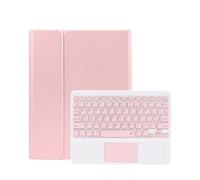 kuaijiexiaopu Detachable Regular/Tri Color Backlit Touch Keyboard Protective Case Suitable for Samsung Galaxy Tab S11 11 Inches 2025(Touch Keyboard+Pink)
