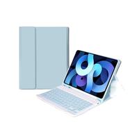 kuaijiexiaopu Detachable Regular/Tri Color Backlit Touch Keyboard Protective Case Suitable for Samsung Galaxy Tab S11 Ultra 14.6 Inches 2025(Keyboard+Sky Blue)