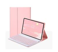 kuaijiexiaopu For Amazon Fire HD 10 2021 10.1 Pulgadas, TouchPad Funda de Teclado inalámbrico Bluetooth Keyboard Mouse for Amazon Fire HD 10 Más(Rosado)