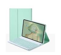 kuaijiexiaopu For Amazon Fire HD 10 2021 10.1 Pulgadas, TouchPad Funda de Teclado inalámbrico Bluetooth Keyboard Mouse for Amazon Fire HD 10 Más(Verde)