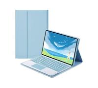 kuaijiexiaopu For Amazon Fire HD 10 2021 10.1 Pulgadas, TouchPad Funda de Teclado inalámbrico Bluetooth Keyboard Mouse for Amazon Fire HD 10 Más(Blue Touchpad)