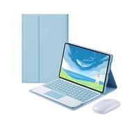 kuaijiexiaopu For Amazon Fire HD 10 2021 10.1 Pulgadas, TouchPad Funda de Teclado inalámbrico Bluetooth Keyboard Mouse for Amazon Fire HD 10 Más(Blue Touchpad Mouse)