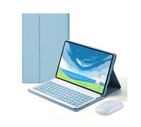kuaijiexiaopu For Amazon Fire HD 10 2021 10.1 Pulgadas, TouchPad Funda de Teclado inalámbrico Bluetooth Keyboard Mouse for Amazon Fire HD 10 Más(Blue Mouse)