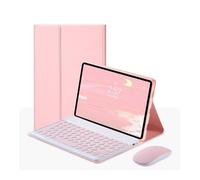 kuaijiexiaopu For Amazon Fire HD 10 2021 10.1 Pulgadas, TouchPad Funda de Teclado inalámbrico Bluetooth Keyboard Mouse for Amazon Fire HD 10 Más(Pink Mouse)