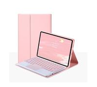 kuaijiexiaopu For Amazon Fire HD 10 2021 10.1 Pulgadas, TouchPad Funda de Teclado inalámbrico Bluetooth Keyboard Mouse for Amazon Fire HD 10 Más(Pink Touchpad)