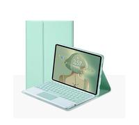 kuaijiexiaopu For Amazon Fire HD 10 2021 10.1 Pulgadas, TouchPad Funda de Teclado inalámbrico Bluetooth Keyboard Mouse for Amazon Fire HD 10 Más(Green Touchpad)