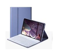 kuaijiexiaopu For Amazon Fire HD 10 2021 10.1 Pulgadas, TouchPad Funda de Teclado inalámbrico Bluetooth Keyboard Mouse for Amazon Fire HD 10 Más(Purple)