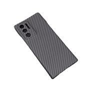 kuaijiexiaopu fubdas, Funda de Fibra de Carbono for teléfono con Orificio Fino y anticaídas Compatible con Samsung Galaxy Note 20 Ultra(Black (Fine Hole))