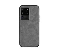 kuaijiexiaopu fubdas, Funda Trasera de Silicona PC+TPU for teléfono, de Piel de Ante Natural, Compatible con Samsung Galaxy Note 20 Ultra S21 Plus FE 5G(Grey,S21)