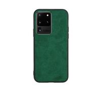 kuaijiexiaopu fubdas, Funda Trasera de Silicona PC+TPU for teléfono, de Piel de Ante Natural, Compatible con Samsung Galaxy Note 20 Ultra S21 Plus FE 5G(Verde,S21)