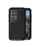 kuaijiexiaopu fubdas, Heavy Duty Metal Silicone Case Full Body Sturdy Defender Cover Compatible with Samsung Galaxy S25 Ultra 6.9 Inch(Negro)