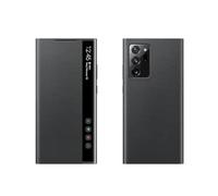 kuaijiexiaopu fubdas, Mirror Sleep/Awake Smart Chip View Case, Flip-Free Answering Cover Compatible with Samsung Galaxy Note 20 Ultra/Note 20(Negro,Note 20 Ultra)