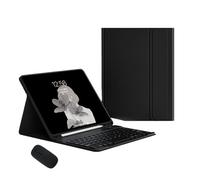 kuaijiexiaopu Funda con Teclado Desmontable y Soporte for lápiz Integrado, de Cuero PU+TPU, Compatible con Samsung Galaxy Tab S9 de 11 Pulgadas X710/X716B/X718U.(Black+Keyboard+Mouse)
