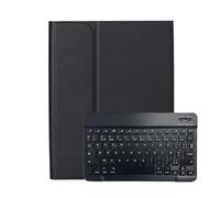 kuaijiexiaopu Funda de Cuero Delgada y Liviana con Soporte for Teclado y Mouse Negros Desmontables, Compatible con Huawei MatePad de 11.5 Pulgadas (2024)(Black+Spanish Keyboard)