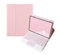 kuaijiexiaopu Funda de Cuero PU+TPU con Soporte, Ranura for bolígrafo y Cubierta de Teclado Desmontable, Compatible con Huawei MatePad Air de 11,5 Pulgadas (2023)(Pink+Touch Keyboard)