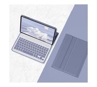 kuaijiexiaopu Funda de Teclado Desmontable, Funda de Cuero PU+TPU con Soporte Compatible con Xiaomi Pad 6/6 Pro de 11 Pulgadas(Purple+Keyboard)