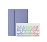 kuaijiexiaopu Funda de Teclado retroiluminada Desmontable, Funda Protectora de Cuero con Tapa Compatible con Lenovo M10 Plus 3.ª generación de 10,6 Pulgadas TB-125FU(Purple)