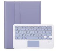 kuaijiexiaopu Funda de Teclado táctil Desmontable, Funda Protectora de Cuero con Tapa Compatible con Lenovo M10 3.ª generación de 10,1 Pulgadas TB-328FU(Purple)