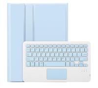 kuaijiexiaopu Funda de Teclado táctil Desmontable, Funda Protectora de Cuero con Tapa Compatible con Lenovo M10 Plus de 10,6 Pulgadas (3.ª generación, TB-125FU)(Cielo Azul)