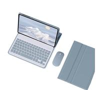 kuaijiexiaopu Funda Protectora de Cuero con Tapa y Teclado Desmontable Normal/retroiluminado Compatible con Huawei MatePad Air de 11,5 Pulgadas (2023)(Misty Blue+Keyboard+Mouse)