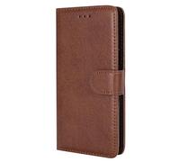 kuaijiexiaopu Fundas Luxury Flip Leather Wallet Cover Holder Slots Stand Phone Bag Compatible with iPhone 16 Pro MAX 6.9 Inch(Marrón)