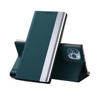 kuaijiexiaopu Fundas Shockproof Stand Book Cover Magnetic Bag Flip Leather Case Compatible with iPhone 16 Pro MAX 6.9 Inch(Verde)