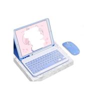 kuaijiexiaopu Tablet Protective Case with Keyboard and Mouse Set Suitable for iPad 11th Gen/10th Generation 10.9-Inch Universal(Square Keyboard+Mouse+Purple)