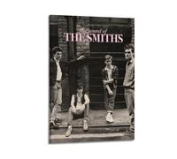 KUAILI Póster de The Smiths para pared, lienzo estético, póster vintage de música y películas, pintura decorativa para sala de estar, dormitorio, 60 x 90 cm, estilo marco