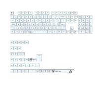 KUAIYIJU 141 teclas para teclados mecánicos retroiluminados compatibles con teclas ergonómicas compatibles con 61/68/75/84/87/98/104/108