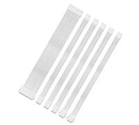 KUAIYIJU Cable de extensión de fuente de alimentación para PC de 30 cm con 1 x 24 pines/2 x 8 pines (4+4) CPU/3 x 8 pines (6P + 2P), cables con funda PCIE para fuente de alimentación de PC