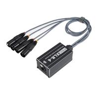 KUAIYIJU Cable Ethercon de 4 canales de 3 pines a receptor de serpiente de red múltiple Cat5 para estudio