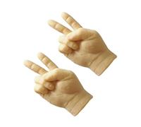 KUAIYIJU Juego de 2 marionetas de dedo divertidas para gatos, marionetas de dedo para gatos, accesorios de fotos extrañas pero divertidas
