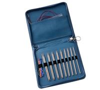 KUAIYIJU Juego de 9 pares de agujas circulares intercambiables de ganchillo con funda, agujas circulares de 2,2 mm a 4,5 mm