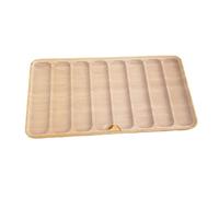 KUAIYIJU Organizadores de madera con cojines protectores, caja de organización funcional de relojes de madera con tapa de vidrio para entusiastas de los relojes