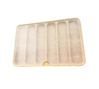 KUAIYIJU Organizadores de madera con cojines protectores, caja de organización funcional de relojes de madera con tapa de vidrio para entusiastas de los relojes
