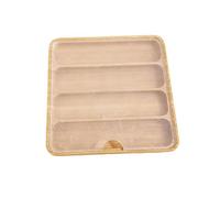 KUAIYIJU Organizadores de madera con cojines protectores, caja de organización funcional de relojes de madera con tapa de vidrio para entusiastas de los relojes