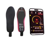 KUAIYIJU Plantillas calefactadas eléctricas recargables, calentador de pies para esquí, senderismo, almohadilla térmica eléctrica para zapatos cortada en diferentes tamaños