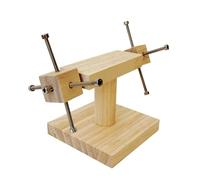 KUAIYIJU Plataforma alimentadora de madera enriquecida para hámster, dispensador de golosinas para mascotas, alimentador interactivo de forraje, juguete de rompecabezas