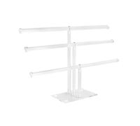 KUAIYIJU Soporte de acrílico de alta transparencia para el pelo, accesorios de joyería para mujeres y niñas