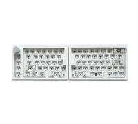 KUAIYIJU Teclado mecánico compacto GMK70 intercambiable en caliente con retroiluminación LED, conectividades para juegos y uso en la oficina